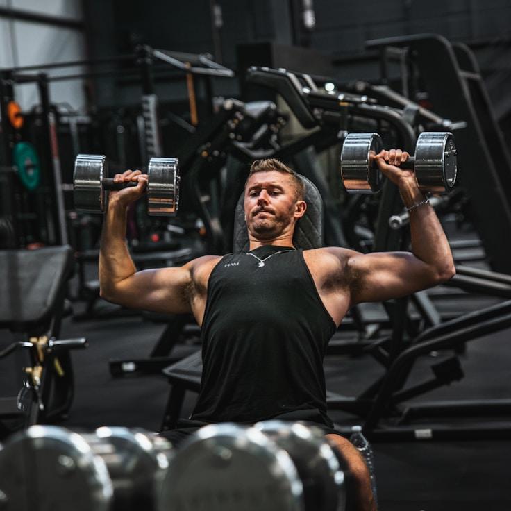 Professional gym interior with strength equipment